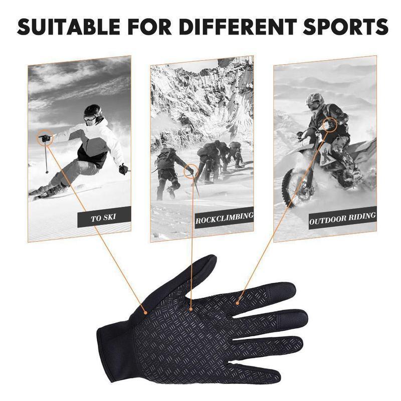 Warme Thermohandschuhe zum Radfahren, Laufen, Fahren Zweitbild