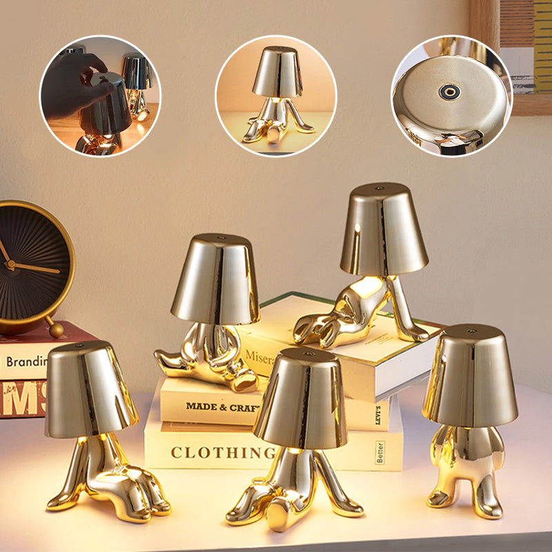 Thinker Little Golden Man Tischlampe Hauptbild