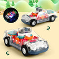 Transparentes Elektroauto-Spielzeug