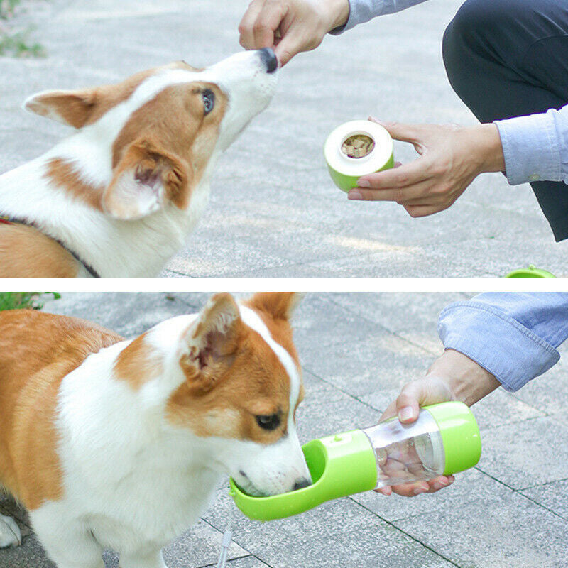 Tragbare Wasser- und Futterflasche für Haustiere Zweitbild