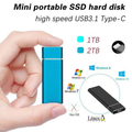 Ultraschnelle externe SSD-Festplatte