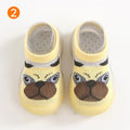 Rutschfeste Babyhausschuhe mit Tiermuster