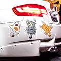 Niedliche Katzen-Cartoon-Aufkleber fürs Auto