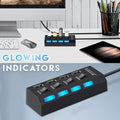 Hochgeschwindigkeits-USB-Hub mit mehreren Ports