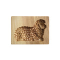 Ausstecher mit Holzmuster