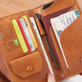 RFID-blockierendes Kartenetui aus Leder
