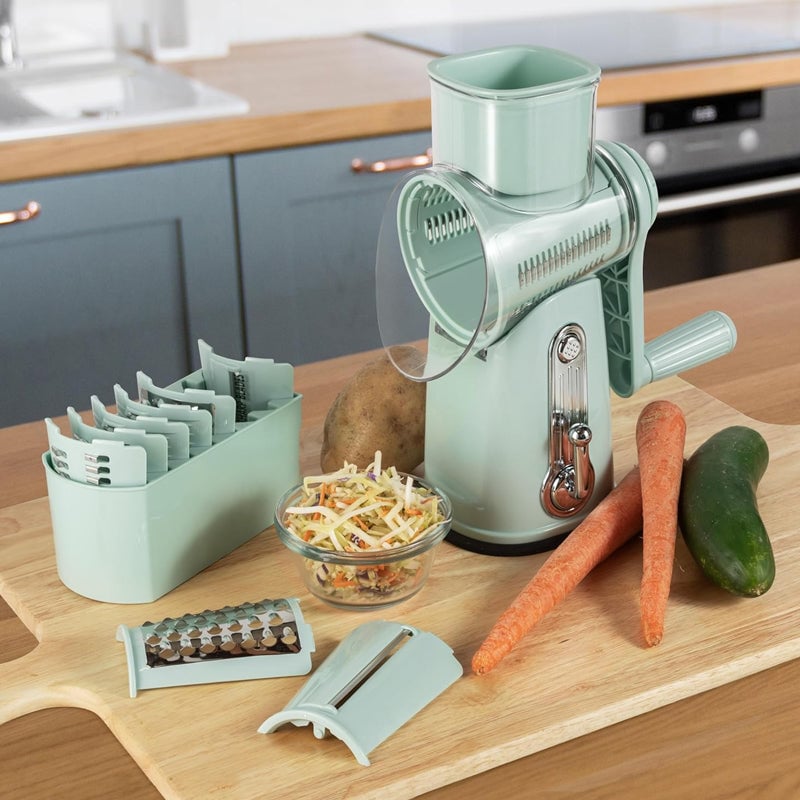 5-in-1-Käse-Gemüsereibe mit Griff