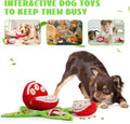 Orangefarbenes Plüsch-Hundespielzeug zum Versteckspiel