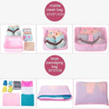 Aufbewahrungstasche für Reisekleidung (1 Set, 6 Stück)