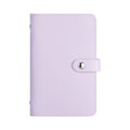 Sparbuch im A6-Format mit Druckknopf und Hochglanz-Finish