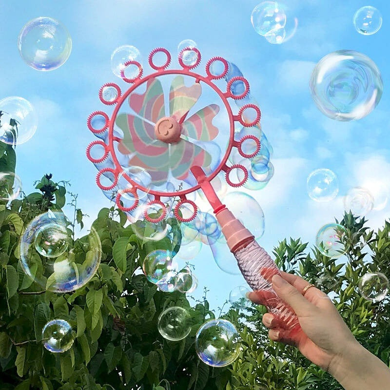 Kreatives Windmühlen-Blasenmacher-Spielzeug