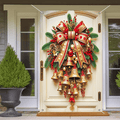 Türvorhang mit Weihnachtsglocke