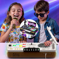 Kinder-DJ-Mixertisch mit Mikrofon