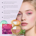 All-in-One-Highlight-, Lidschatten- und Rouge-Palette