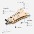 Tragbarer 4-in-1-Speicherkartenleser für Telefone