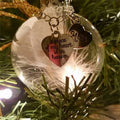Weihnachts-Federball-Ornamente