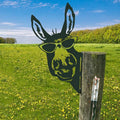 Außenbereich-Garten-Bauernhof-Peeping-Ziege aus Metall, Innendekoration