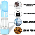 Tragbare Wasser- und Futterflasche für Haustiere