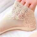 Damenmode-Spitzensocken (6 Paar)