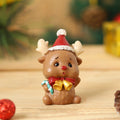 Handgefertigte Tier-Weihnachtsmann-Ornamente