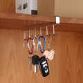 6 Haken für Kleiderbügel unter dem Schrank