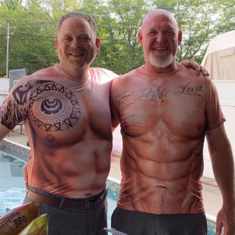 Muskel-Tattoo-T-Shirt Hauptbild