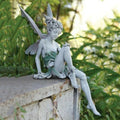 Sitzende Feengartenstatue