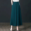 Stilvolle, plissierte Hose mit weitem Bein