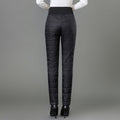 Leichte Daunenhose mit hoher Taille