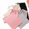 Damenhose aus Eisseide mit weitem Bein
