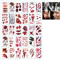 Halloween Streich Makeup Temporäres Tattoo