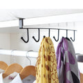 6 Haken für Kleiderbügel unter dem Schrank