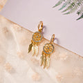 Traumfänger-Kristall-Charm-Ohrringe