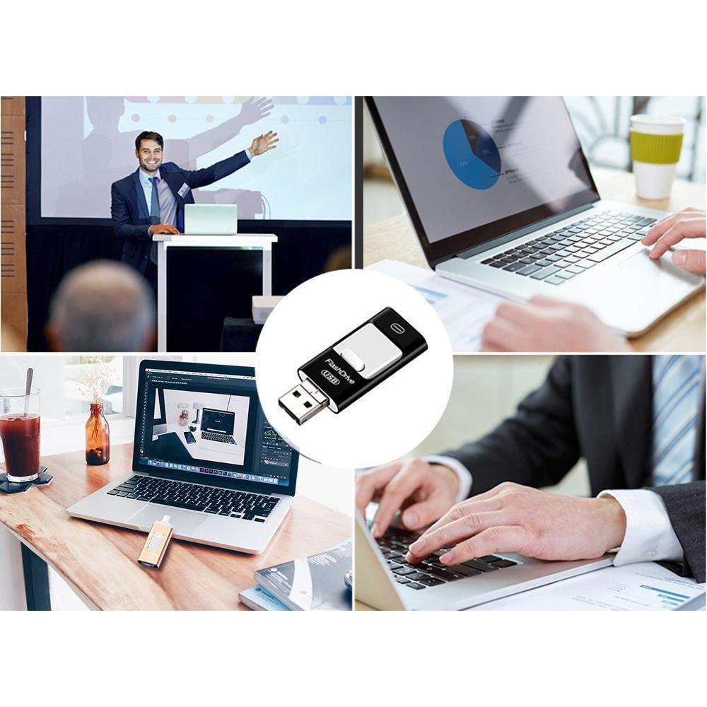 Tragbarer USB-Stick für iPhone, iPad und Android Zweitbild