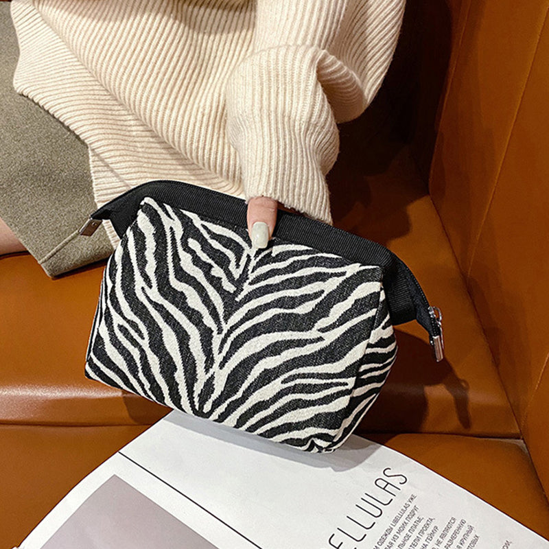 Tragbare Make-up-Tasche mit Leopardenmuster Hauptbild