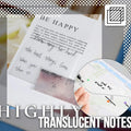 Transparente Haftnotizen von Multibey