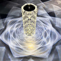 Rose Rays Kristall-Diamant-Tischlampe