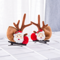 Weihnachts-Haarnadeln aus neuem Geweih-Plüsch