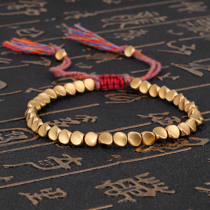 Geformtes Kupferperlenarmband