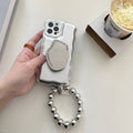 Mattetete silberne Kugelarmband-Luftpolsterhülle für das iPhone