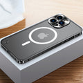 Magnetische Ladehülle mit Metallrahmen für das iPhone