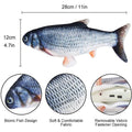 Plüsch-Simulation USB-Lade-Katzen-Fisch-Spielzeug