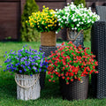 Künstliche Blumen für den Außenbereich