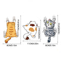 Niedliche Katzen-Cartoon-Aufkleber fürs Auto