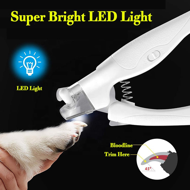Professionelle Haustier-Nagelknipser mit LED-Licht