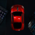 Coole kabellose Maus in Sportwagenform
