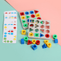 Form-Matteteching-Spiel, farbsensorisches Lernspielzeug