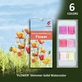 Solides Aquarellfarben-Set