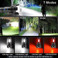 LED wiederaufladbare taktische Laser-Taschenlampe