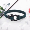 Nautisches geflochtenes Seilarmband (Geschenkkarte im Lieferumfang enthalten)